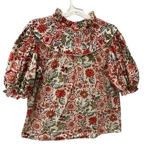 Sohana Womens Top Floral Puffed Blouse Smocked Yoke
Babydoll Cottagecore Large